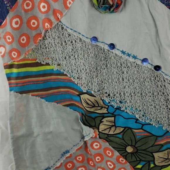 Lucy & Co Women's Medium Patchwork Boho Dress - Picture 3 of 15